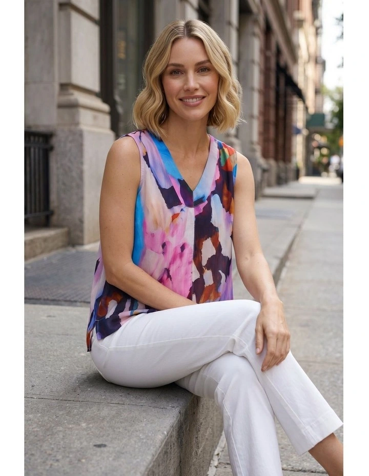 Edith top in Purple image 3