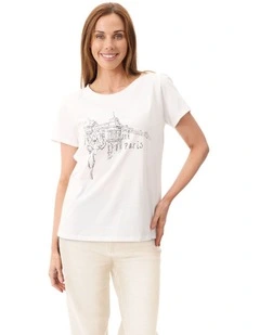 Paris t-shirt in White