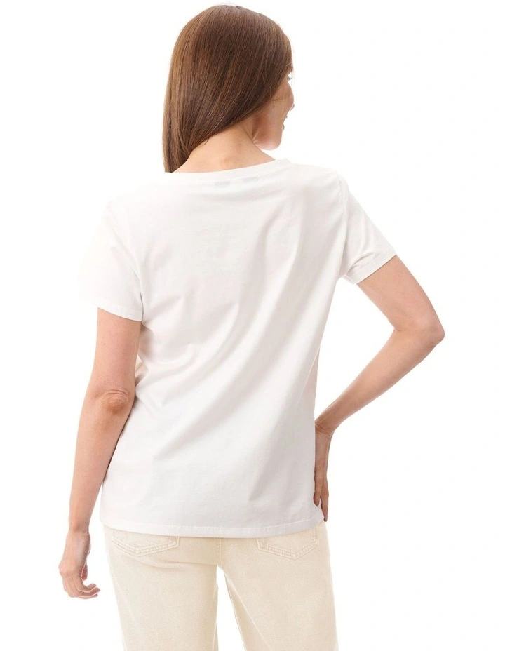 Paris t-shirt in White image 2