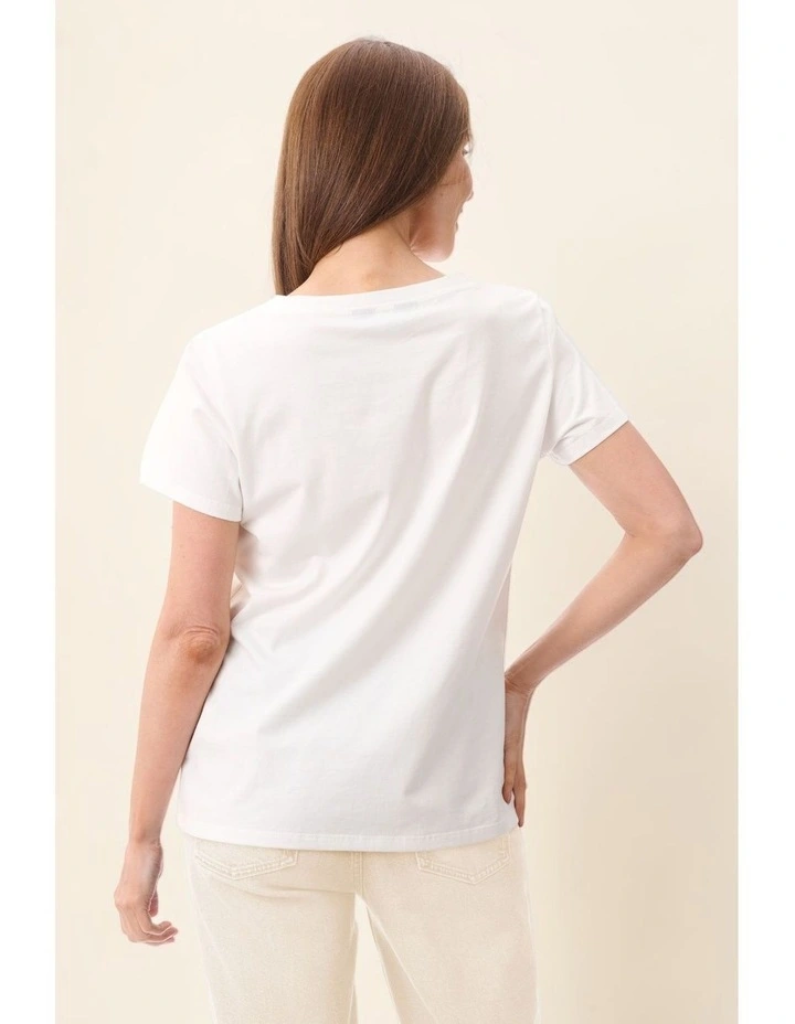 Paris t-shirt in White image 5