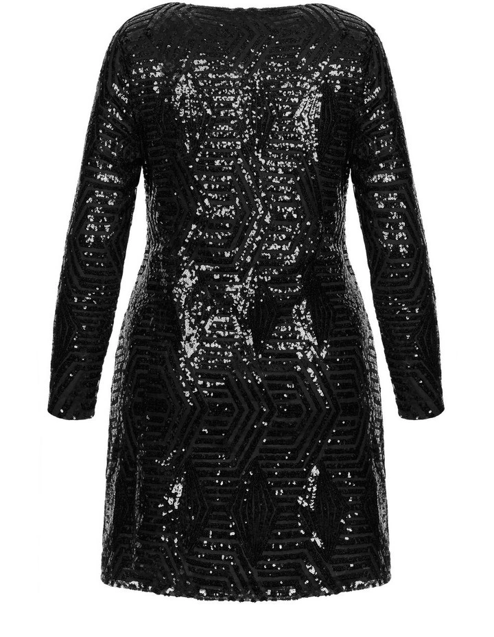 City Chic Bright Lights Dress in Black | MYER