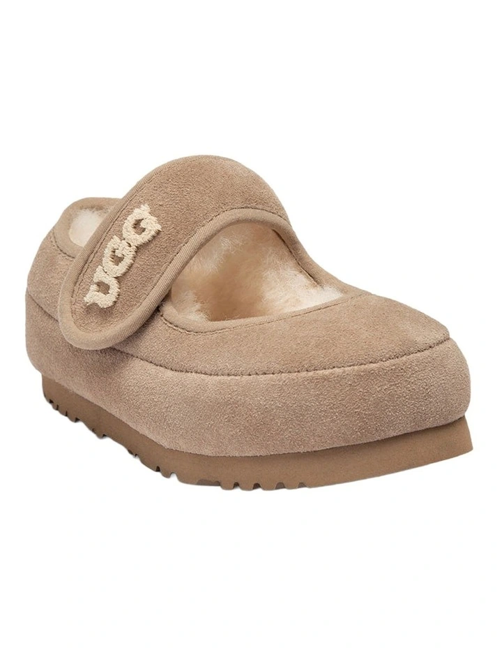 Logo Mary Jane Shoes in Brown image 1