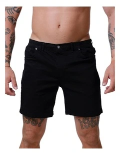 Admiral Chino Shorts in Black