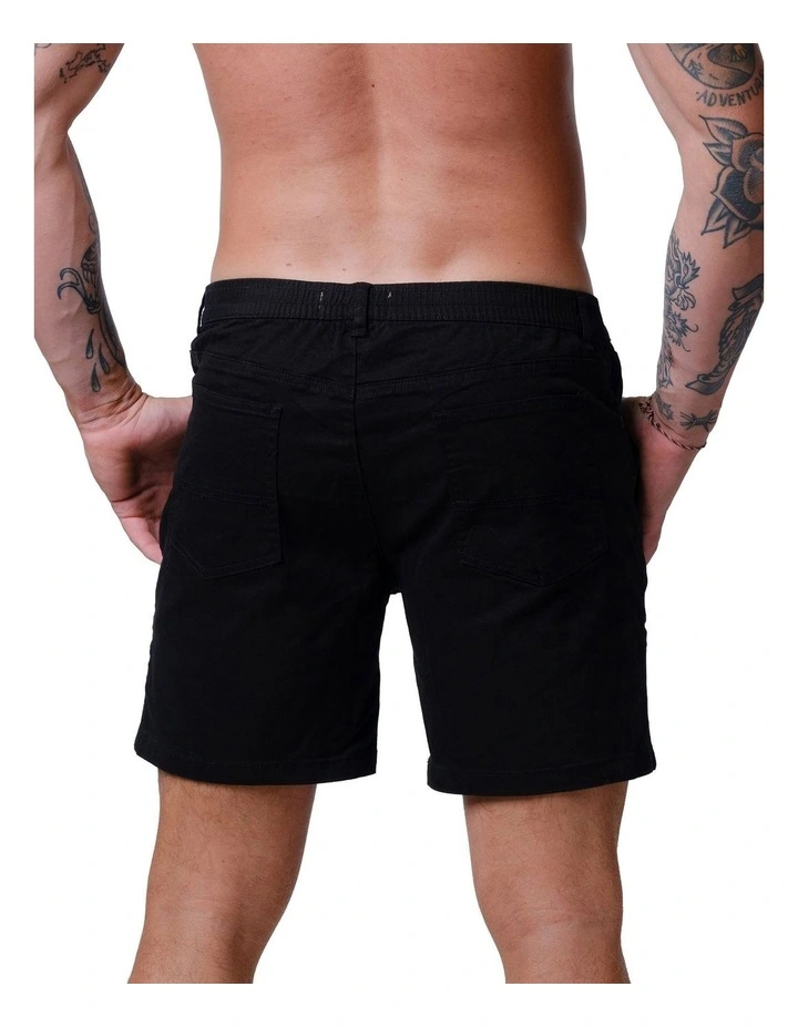 Admiral Chino Shorts in Black image 4