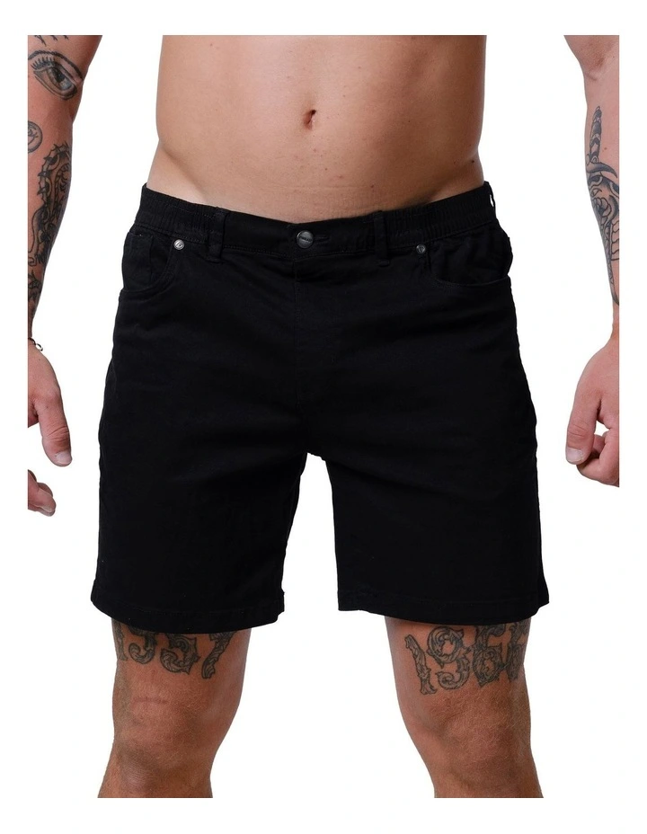 Admiral Chino Shorts in Black image 5