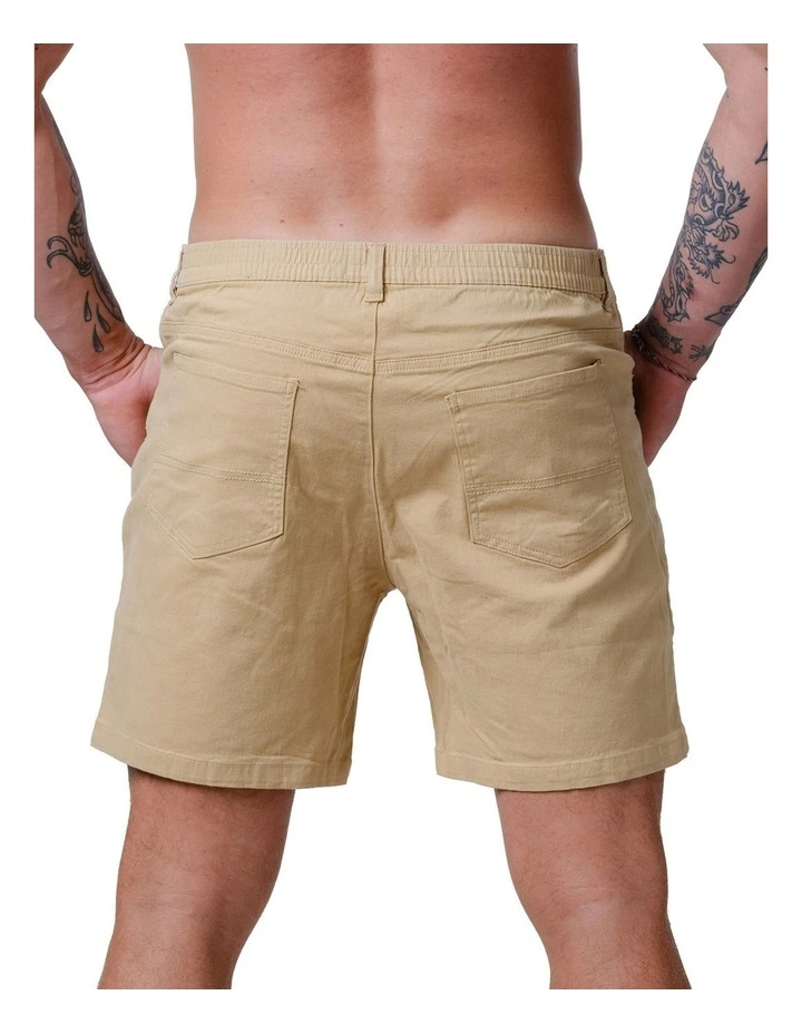 Admiral Chino Shorts in Beige image 2