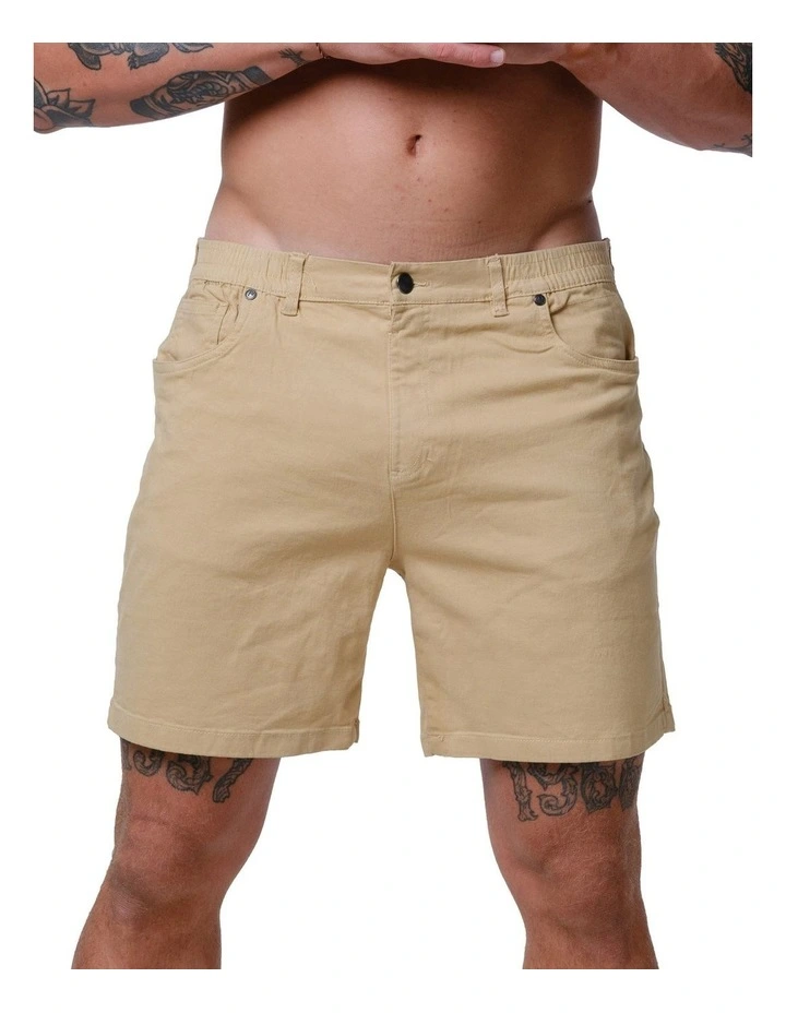 Admiral Chino Shorts in Beige image 3