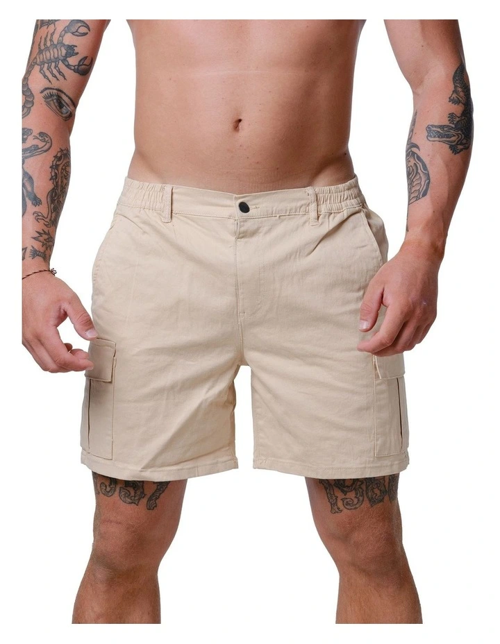 Classic Cargo Shorts in Beige image 1