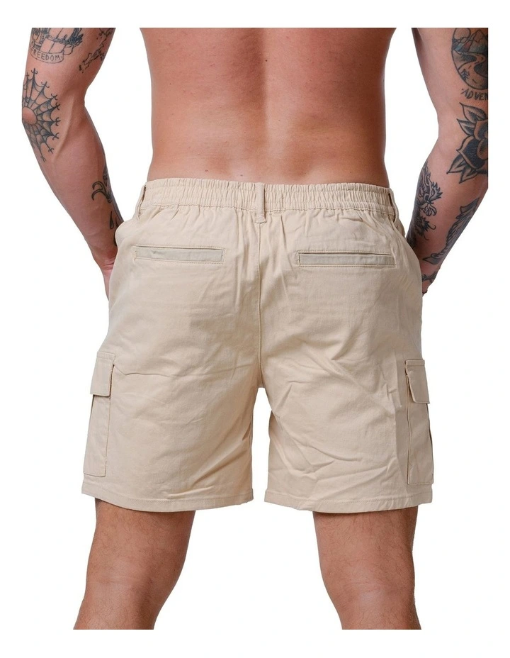 Classic Cargo Shorts in Beige image 2