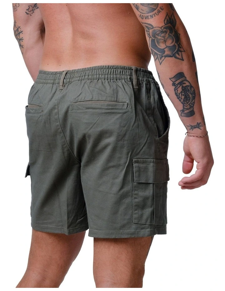 Classic Cargo Shorts in Green image 2