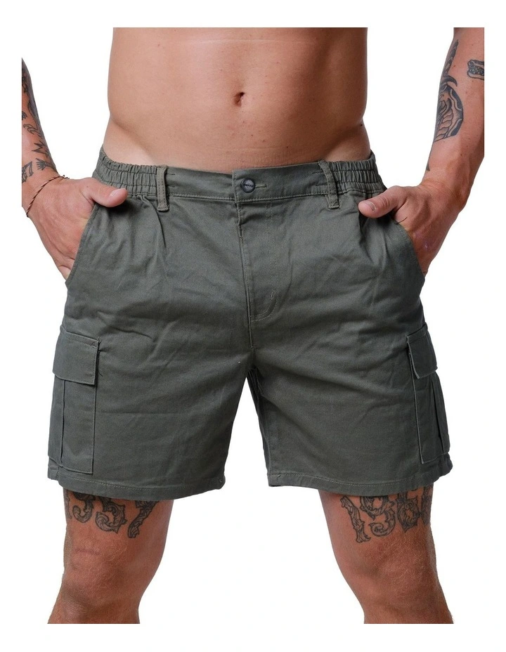 Classic Cargo Shorts in Green image 5
