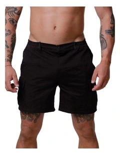 Classic Cargo Shorts in Black
