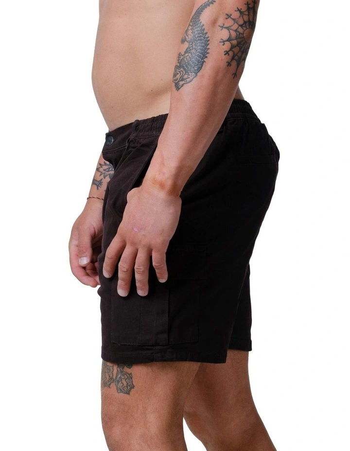 Classic Cargo Shorts in Black image 5