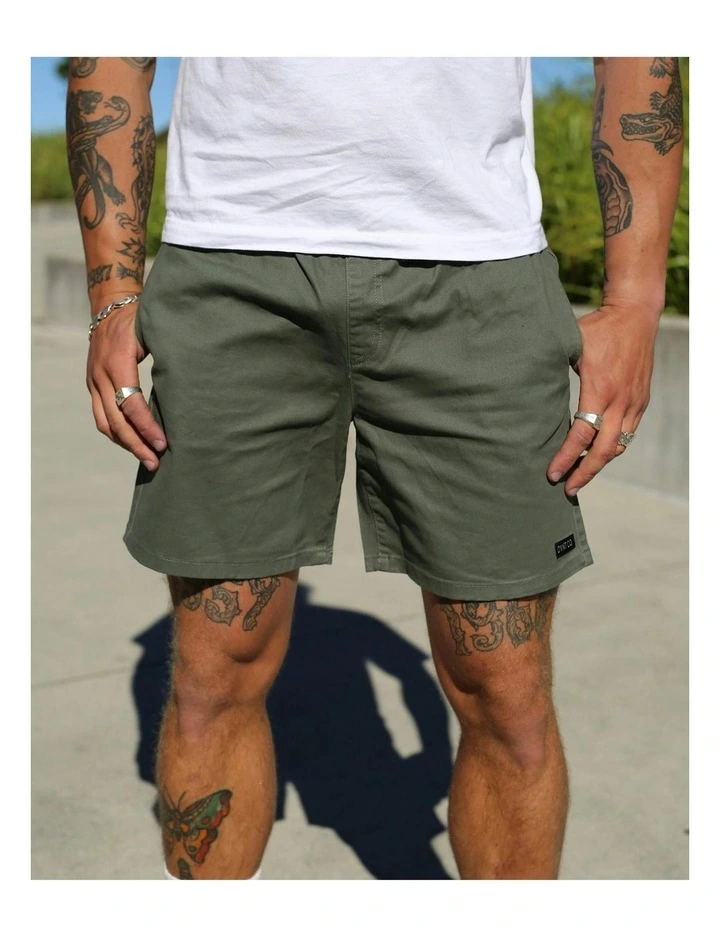 Supply Boardwalk Shorts in Green image 4