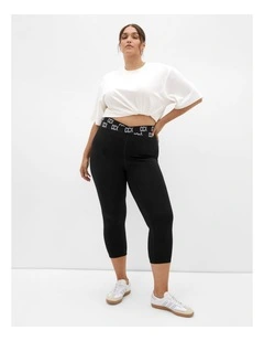 Plus Size Active Legging in Black