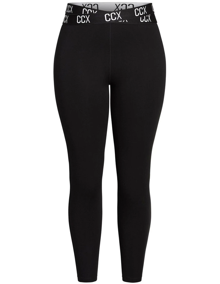 Plus Size Active Legging in Black image 3