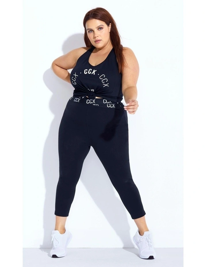 Plus Size Active Legging in Black image 5