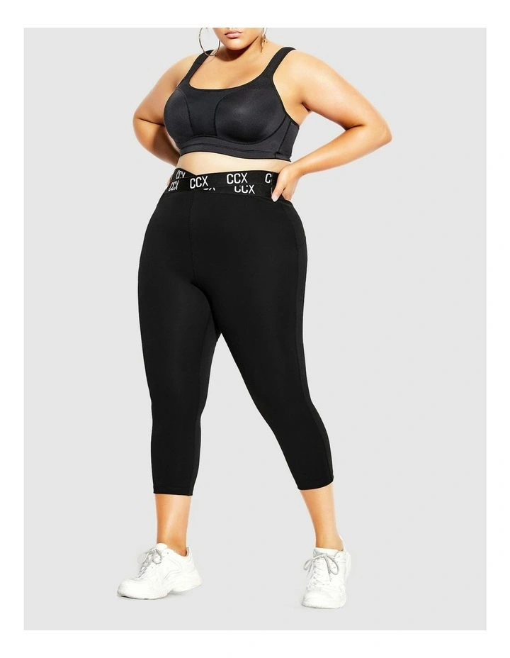 Plus Size Active Legging in Black image 6