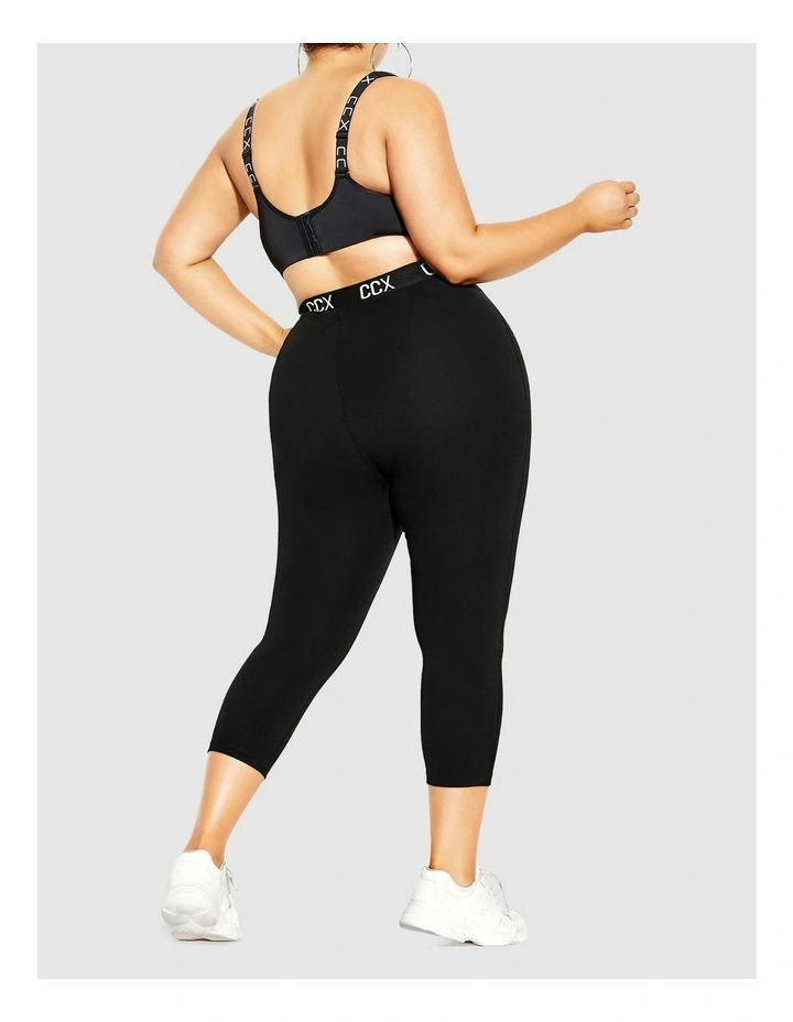 Plus Size Active Legging in Black image 7