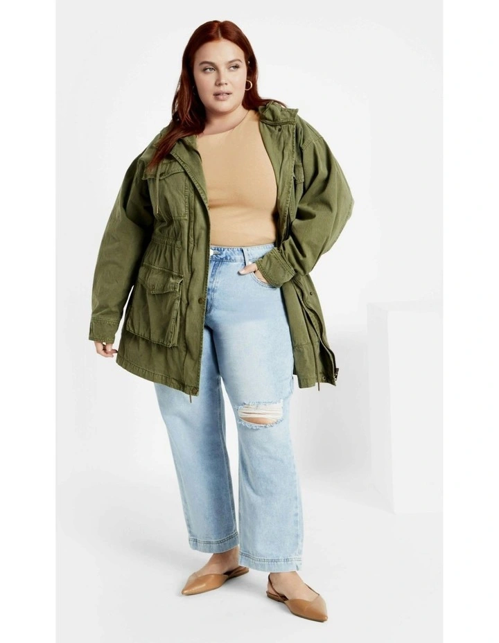 Plus Size Noa Top in Latte image 2