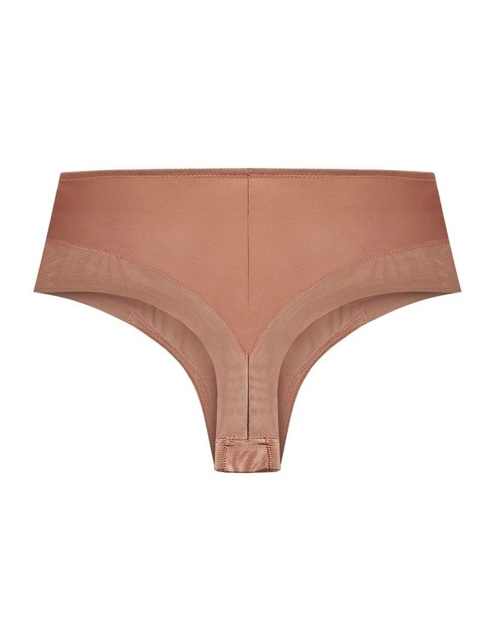 Plus Size Smooth Control Thong in Bronze image 4