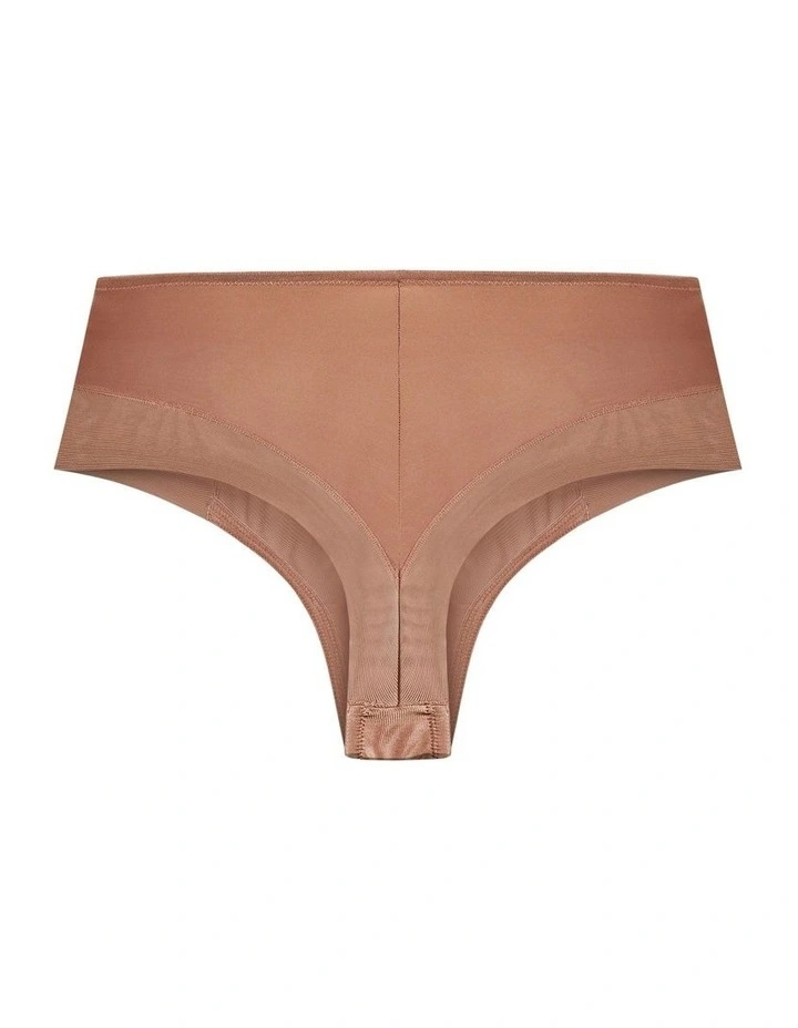 Plus Size Smooth Control Thong in Bronze image 5