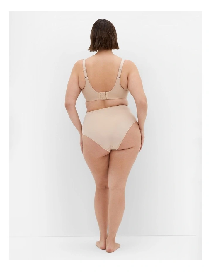 Wireless Maternity Bra in Latte image 2