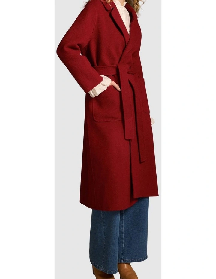 Wool Jacket - Crimson image 3