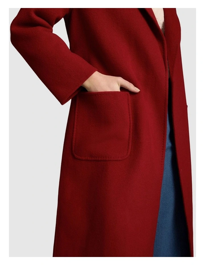 Wool Jacket - Crimson image 5