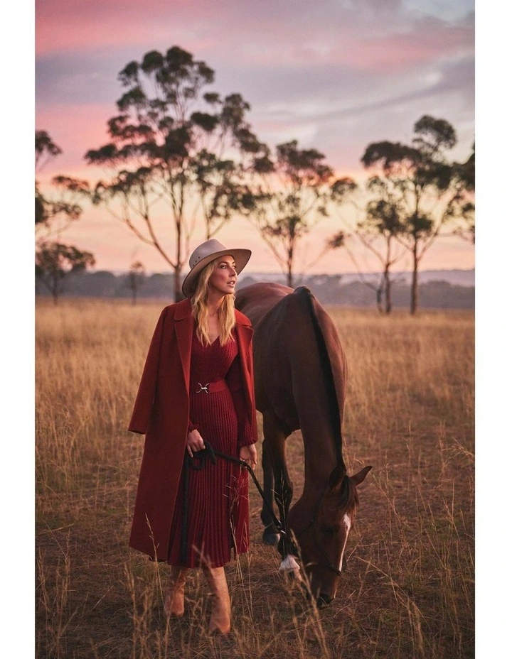 Wool Jacket - Crimson image 7