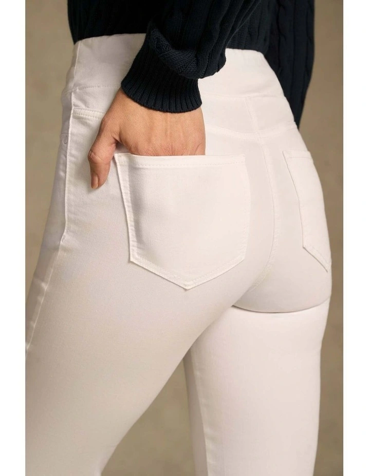 Bengajean(R) Full Length Straight Leg - White image 4