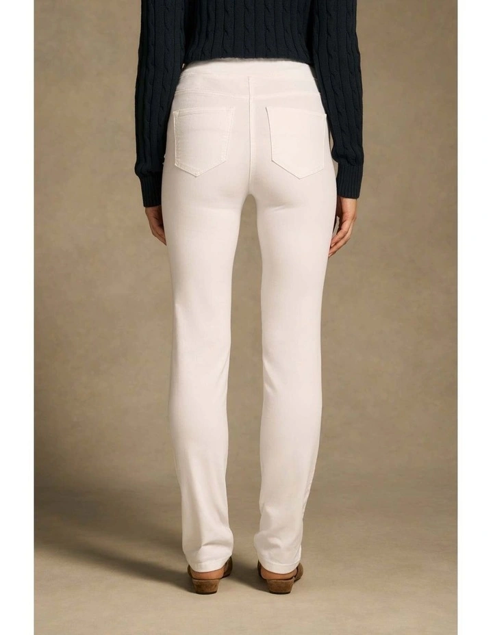 Bengajean(R) Full Length Straight Leg - White image 5