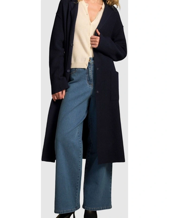 Wool Coat - Indigo image 1