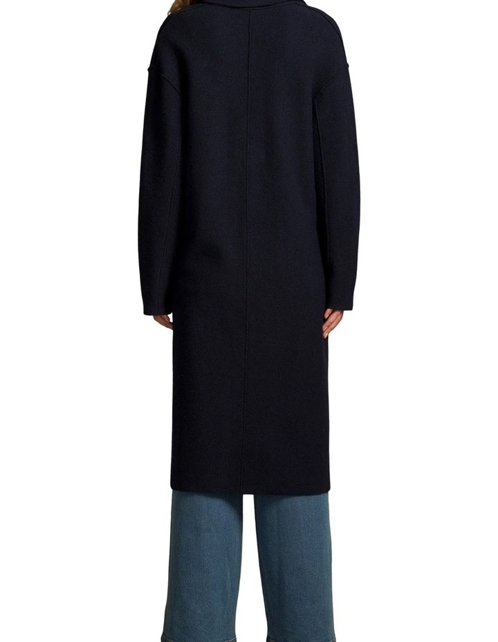 Wool Coat - Indigo image 2