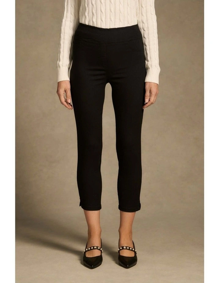 Bengajean(R) 3/4 Slim Leg - Black image 1