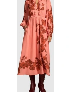 Ruffle Detail Dress - Sienna Floral Print
