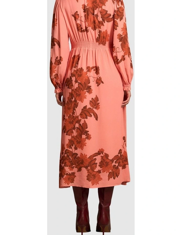 Ruffle Detail Dress - Sienna Floral Print image 2