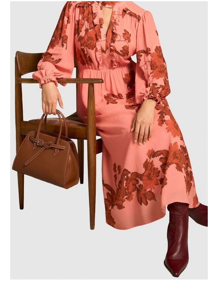Ruffle Detail Dress - Sienna Floral Print image 4