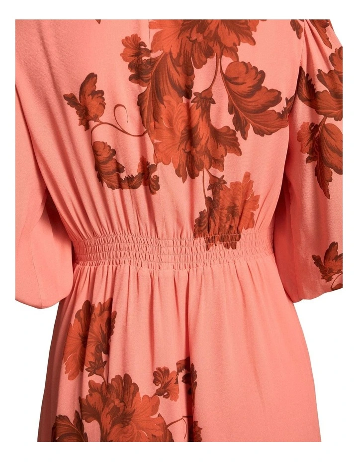 Ruffle Detail Dress - Sienna Floral Print image 5