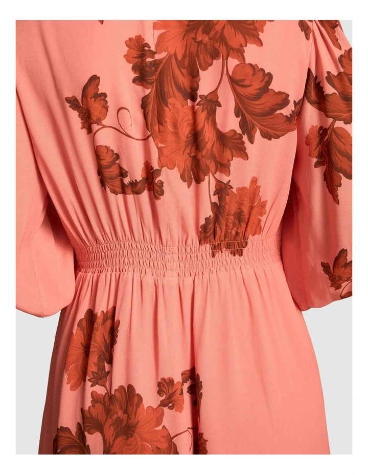 Ruffle Detail Dress - Sienna Floral Print image 5