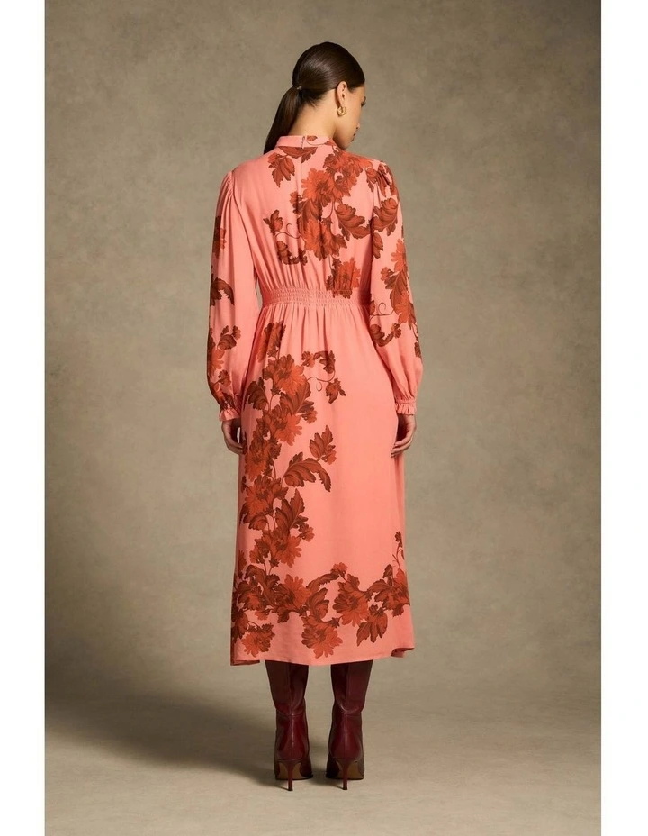 Ruffle Detail Dress - Sienna Floral Print image 6