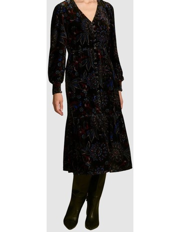 Indigo Chintz Print colour
