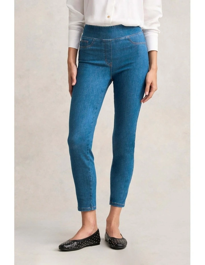 Bengajean(R) 7/8 Skinny Leg - Indigo Mid Wash image 4