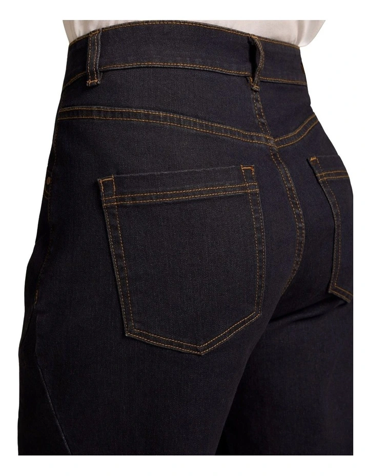 Barrel Leg Jean - Dark Denim image 2