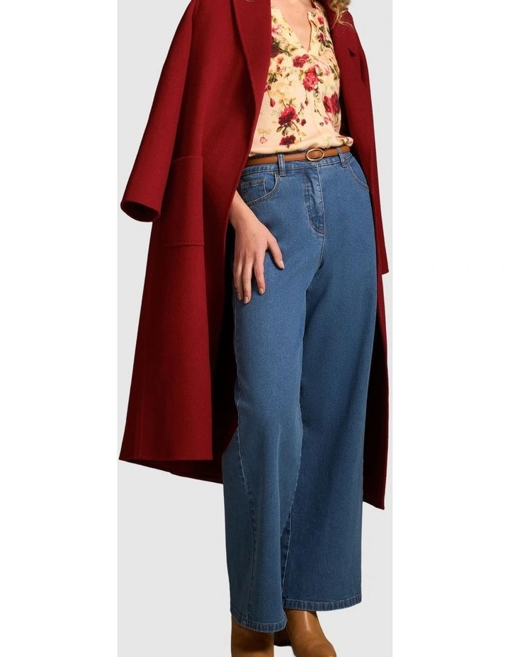 Printed Wool Cardigan - Sweet Blossoms Print image 3