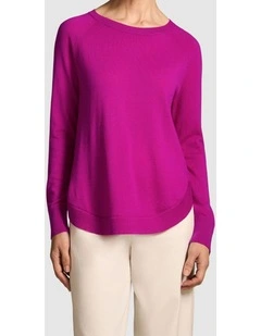 Extra Fine Merino Jumper - Fuchsia