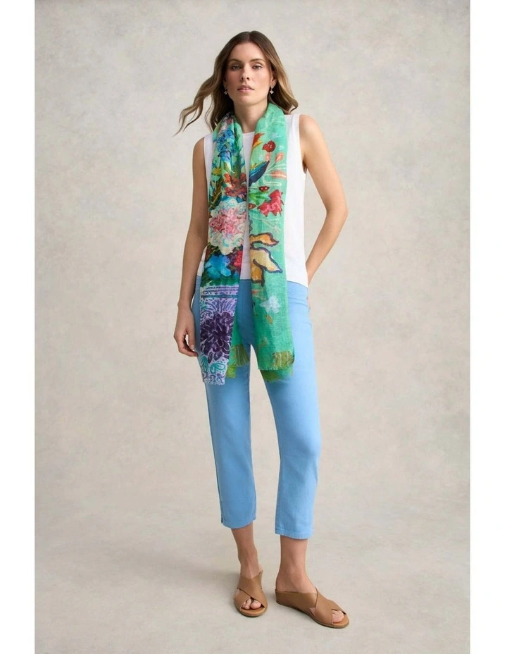 Bengajean(R) 3/4 Slim Leg - Periwinkle Blue image 2