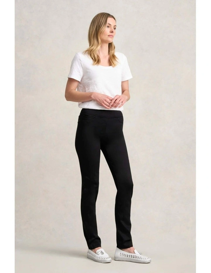 Bengajean(R) Full Length Straight Leg - Black Noir image 3