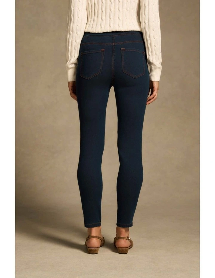 Bengajean(R) Good Earth Cotton(R) 7/8 Skinny Leg - Clean Denim Blue image 5