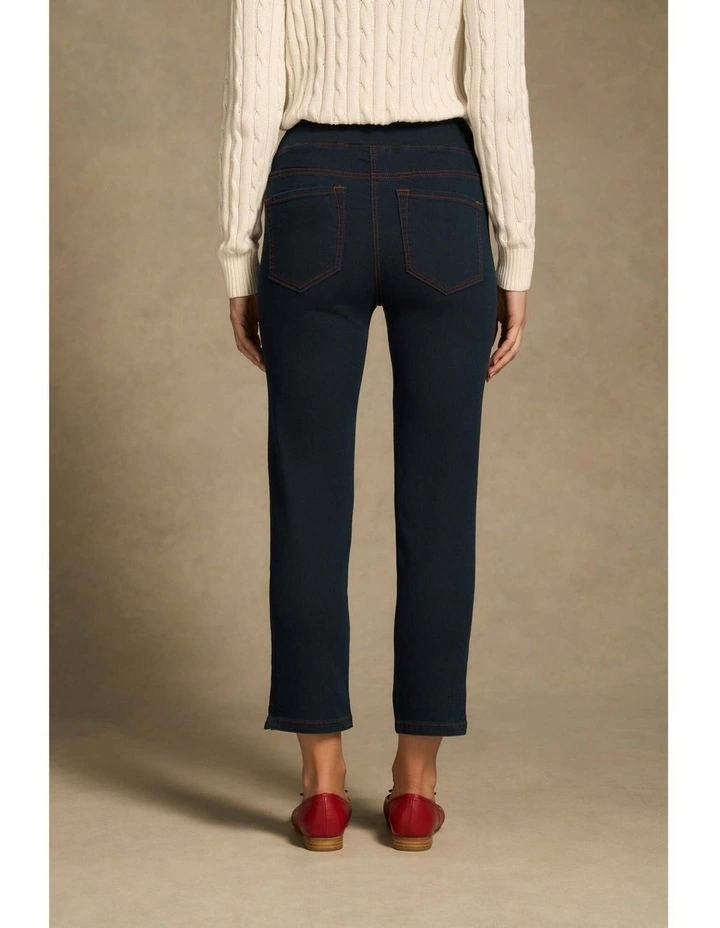 Bengajean(R) Good Earth Cotton(R) 3/4 Slim Leg - Clean Denim Blue image 5